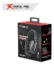 AUDIFONOS CON MICROFONO | INALAMBRICO | TRI-MODE | XTRIKE ME GH-513W-BK | USB | BLUETOOTH | 2.4G | NEGRO