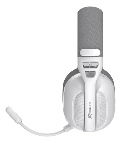 AUDIFONOS CON MICROFONO | INALAMBRICO | TRI-MODE | XTRIKE ME GH-513W-WH | USB | BLUETOOTH | 2.4G | BLANCO