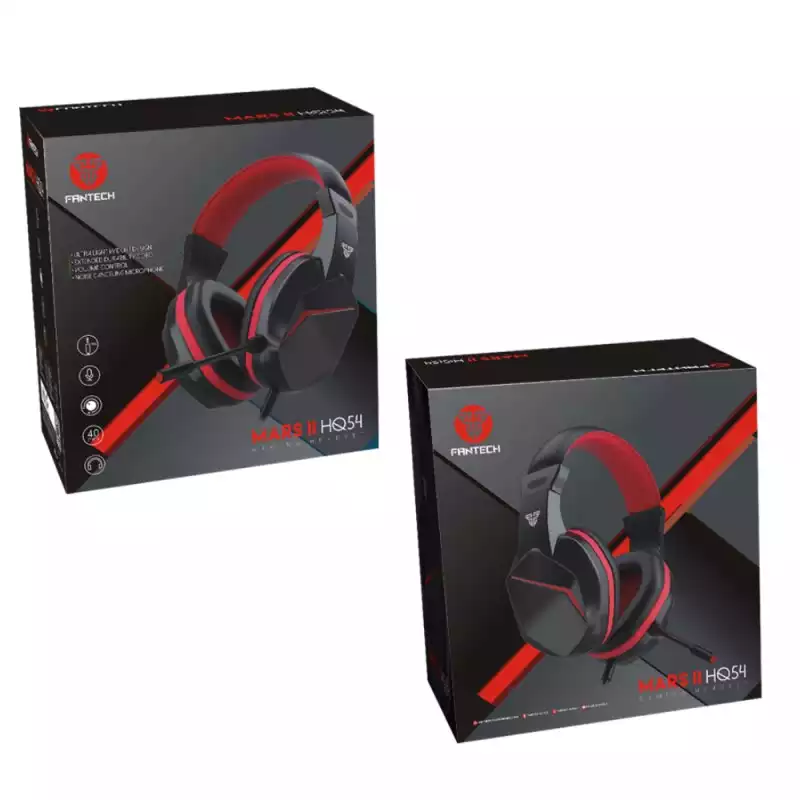 AUDIFONOS | FANTECH | MARS II | HQ54 | HEADSETS | CABLEADOS | NEGRO 