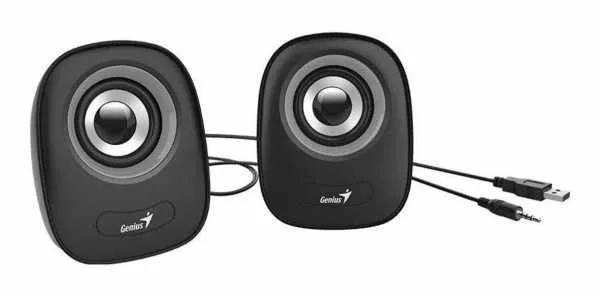 CORNETA GENIUS SP-Q160 | 6W | CONTROL DE VOLUMEN | USB | GRIS