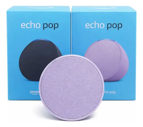 AMAZON | ALEXA | ECHO POP | 1 GENENERACION | PARLANTE INTELIGENTE ALEXA | WIFI | BLUETOOTH | MORADO