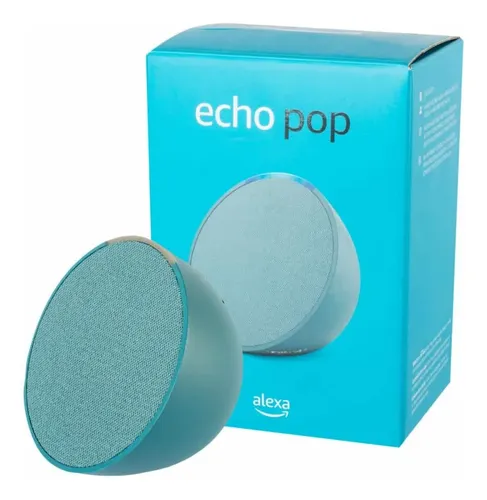 AMAZON | ALEXA | ECHO POP | 1RA GENENERACION | PARLANTE INTELIGENTE ALEXA | WIFI | BLUETOOTH | VERDE AZULADO