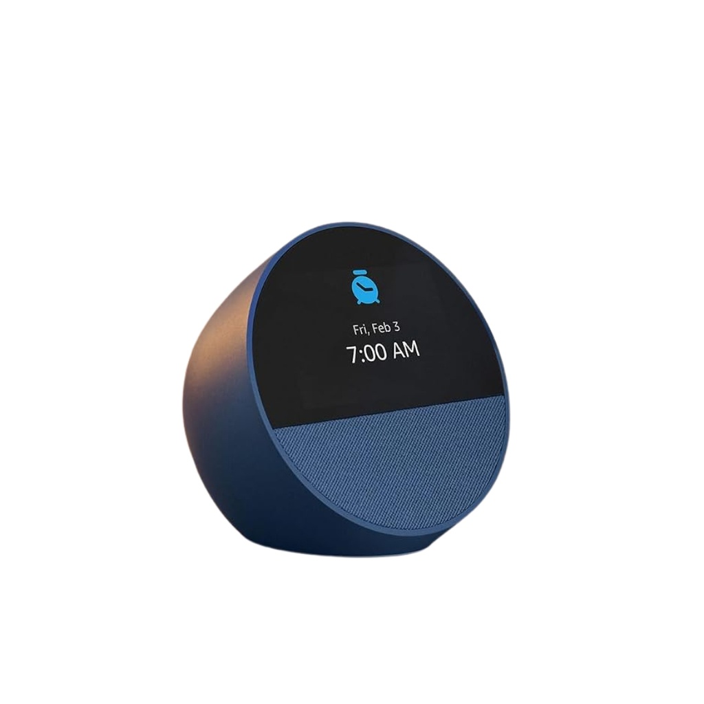 ALEXA | AMAZON | ECHO SPOT (2024) | RELOJ INTELIGENTE ALEXA | WIFI | BLUETOOTH | OCEAN BLUE