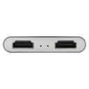 ADAPTADOR | UNNO TEKNO | USB A 3.0 A DOBLE HDMI | FHD | HB1102SV