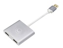 ADAPTADOR | UNNO TEKNO | USB A 3.0 A DOBLE HDMI | FHD | HB1102SV