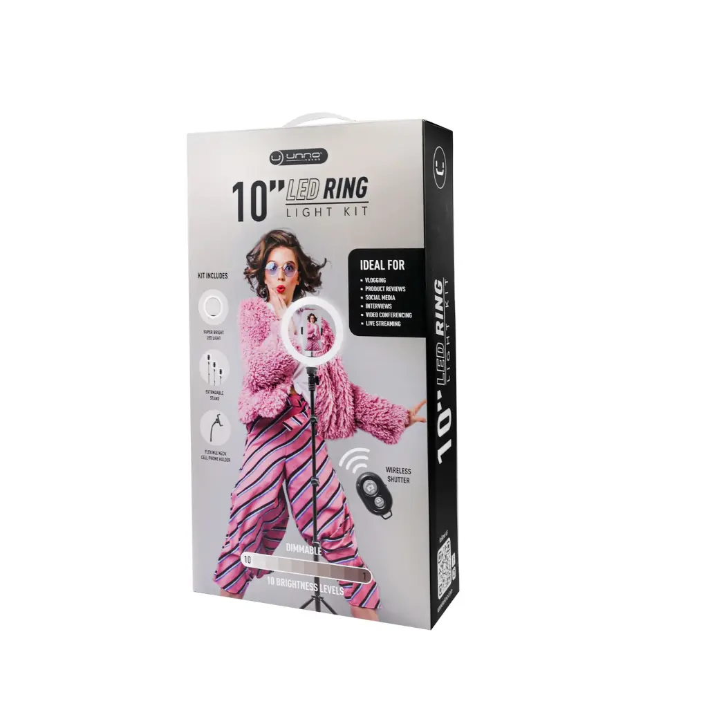 ARO DE LUZ | UNNO TEKNO | 10" | LED | PH1802BK