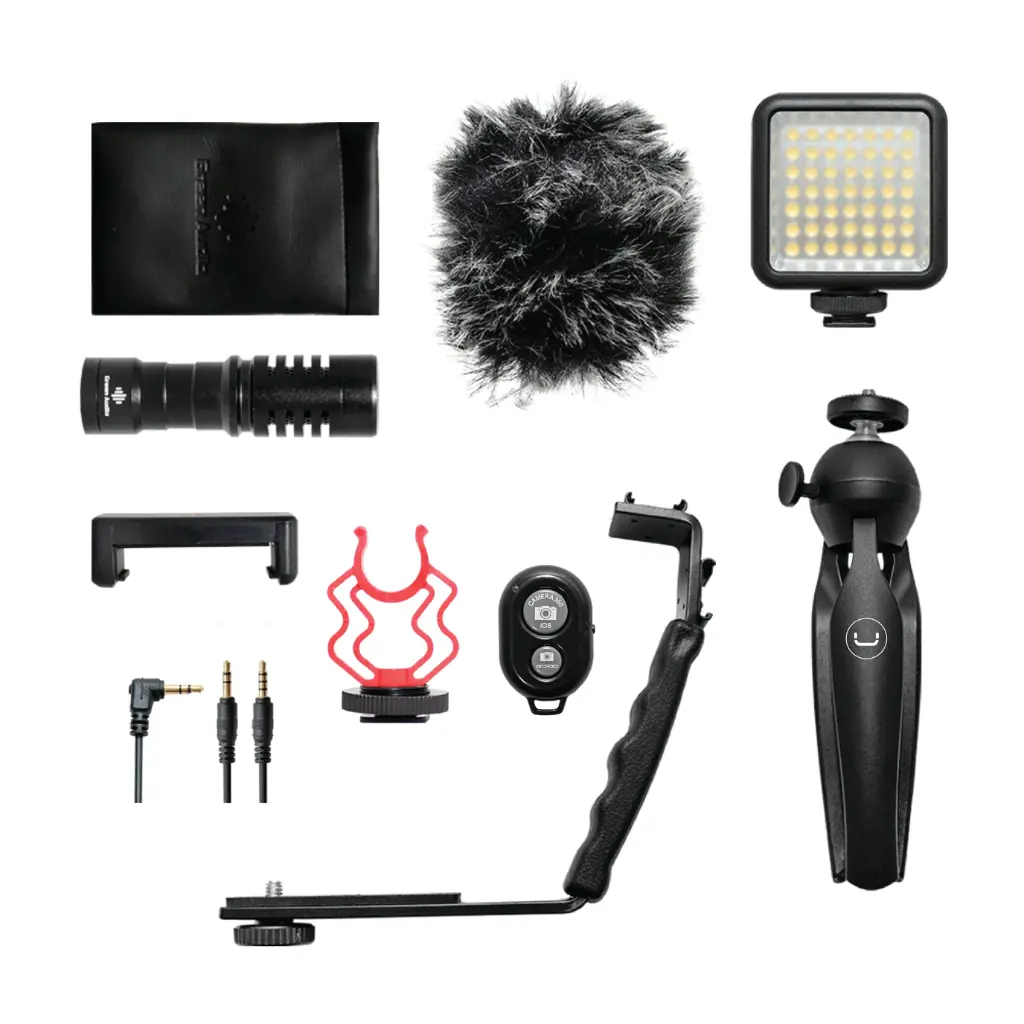 ARO DE LUZ | UNNO TEKNO | PRO VLOGGIN KIT | 7.4" | LED | PH1901BK