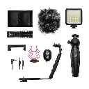 ARO DE LUZ | UNNO TEKNO | PRO VLOGGIN KIT | 7.4" | LED | PH1901BK