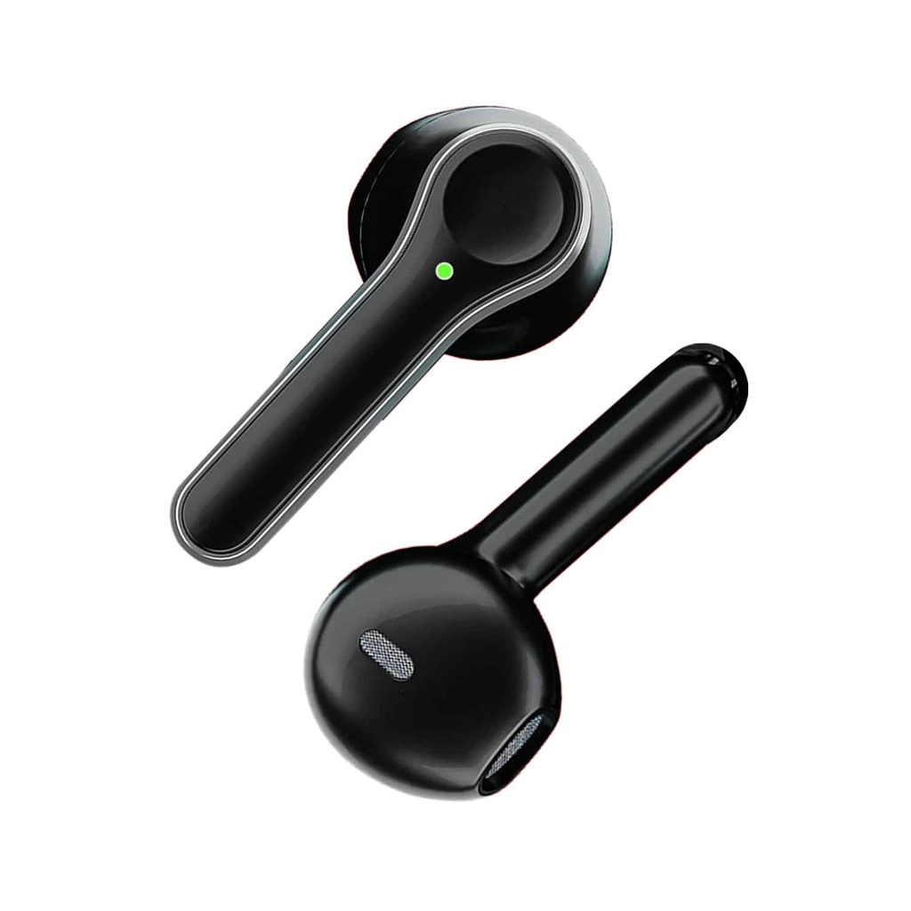 AUDIFONOS | UNNO TEKNO | HIPER TWS | MICROFONO | INALAMBRICO | ESTUCHE | BLUETOOH 5.0 | NEGRO | HS7507BK