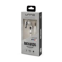 AUDIFONOS | UNNO TEKNO | ROCKBUDS | 3.5MM | ESTEREO | BLANCO | HS7003WT