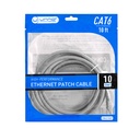 CABLE | UNNO TEKNO | CONEXION ETHERNET | CAT 6 | 3MTS | GIGABIT ETHERNET U|UTP | CALIBRE 26AWG | CB4310GY