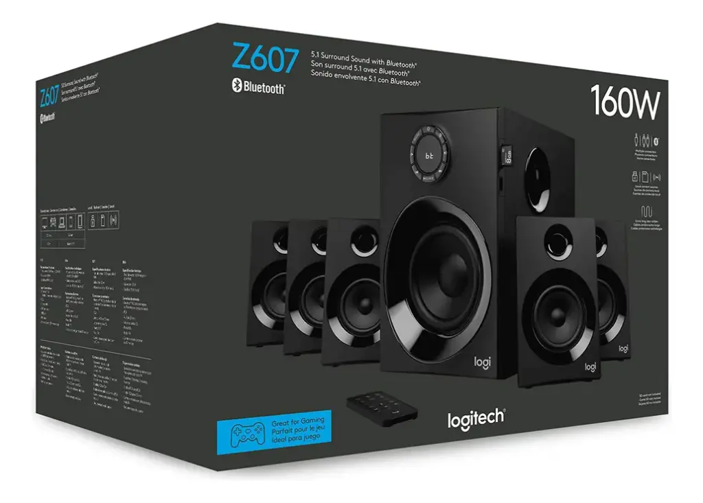 CORNETA LOGITECH | Z607 5.1 | MULTIMEDIA BLUETOOTH