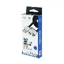 CABLE | UNNO TEKNO | LIGHTNING MACHO - MICRO USB - USB MACHO | 3 EN 1 | BLANCO | CB4057SV