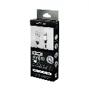 CABLE | UNNO TEKNO | MICRO USB - USB | 1.5MT | TRENZADO PLATEADO | CB4061SV