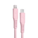 CABLE | UNNO TEKNO | PREMIUN USB - LIGHTNING | 1.5MTS | USB 2.0 | ROSADO | CB4074PK