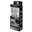 CABLE | UNNO TEKNO | USB C A USB C | 1.5MTS | TRENZADO PLATEADO | CB4073BL