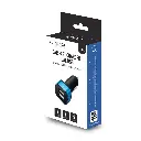 CARGADOR | UNNO TEKNO | 2 PUERTOS USB - PARA CARRO 3.4AMP | 12V | INDICADOR LED | PW5021BK
