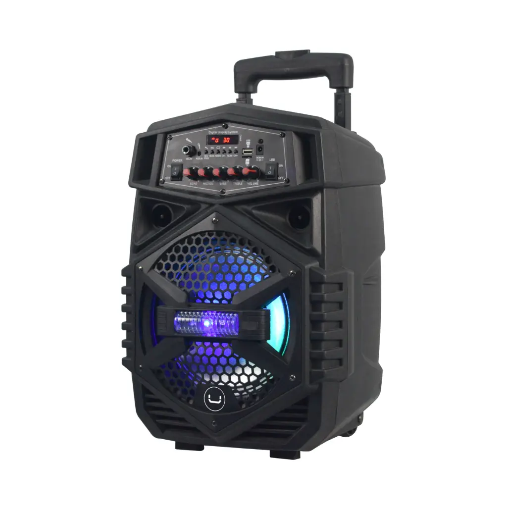 CORNETAS | UNNO TEKNO | SP9403BK | SOUNDWAVE | 3 ALTAVOZ | 8" | 2.2AH | 2100W | C| MICROFONO