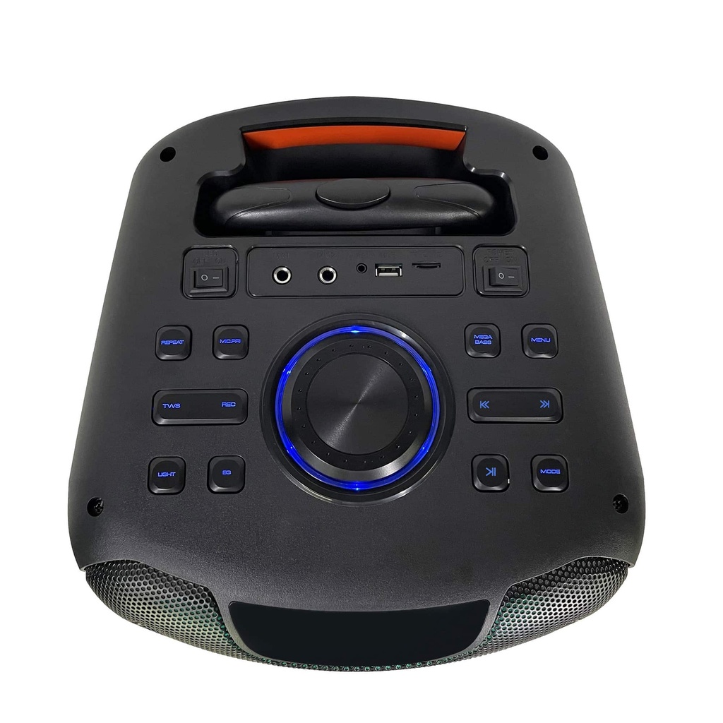 CORNETAS | UNNO TEKNO | SP9436BK | SOUNBLAST | ALTAVOZ | 8" | 6500W | RADIO FM | BT MICROFONO