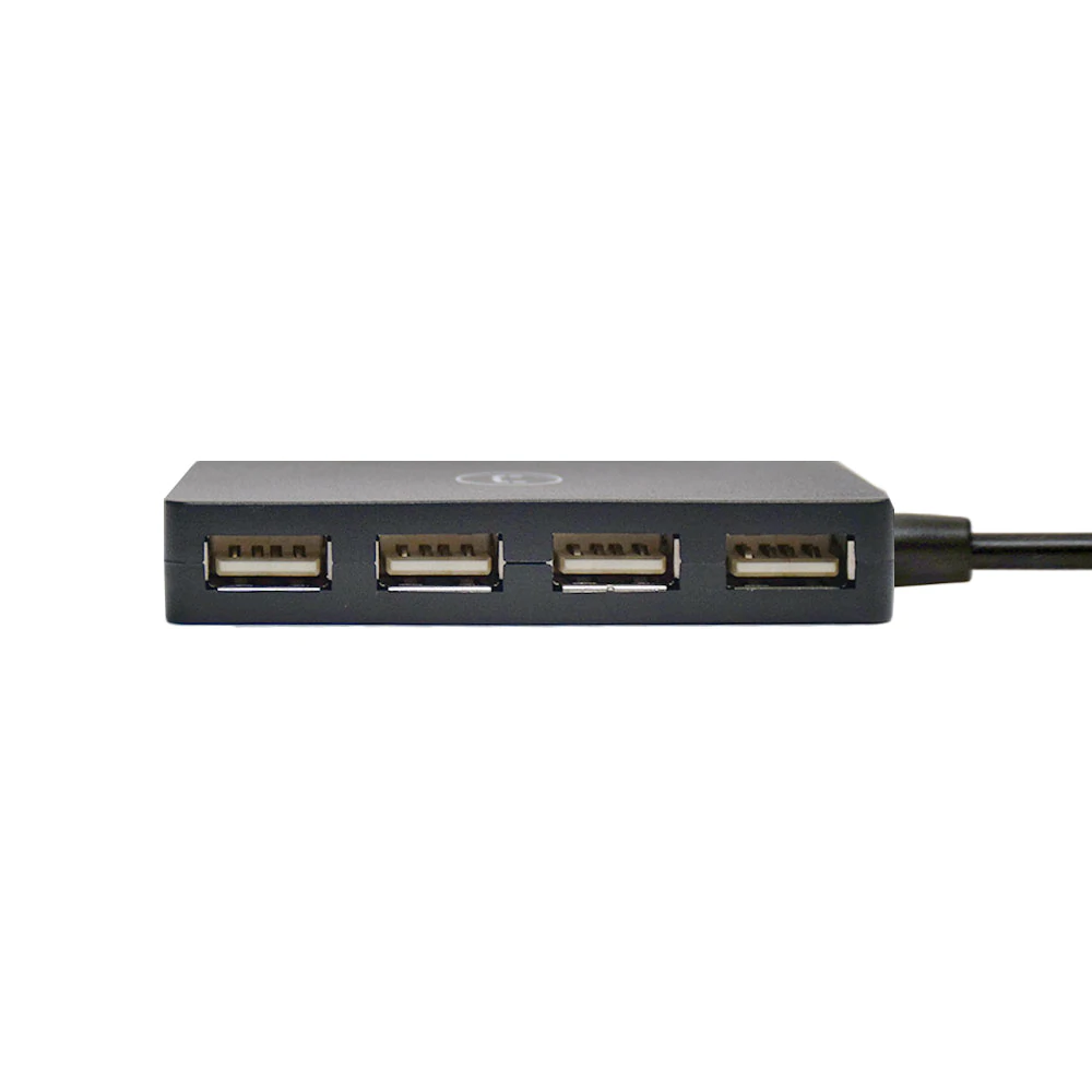 HUB MINI | UNNO TEKNO | 4 PUERTOS | USB 2.0 | HB1008BK