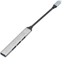 HUB MINI | UNNO TEKNO | 4 PUERTOS | USB C A USB A | HB1013SV