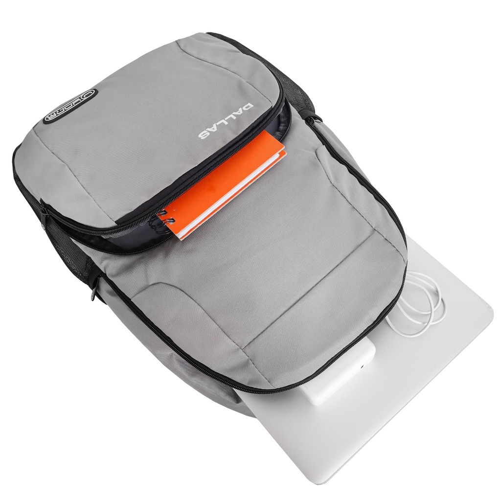 MORRAL | UNNO TEKNO | DALLAS | 15.6" | POLYESTER | GRIS | BG2501GY