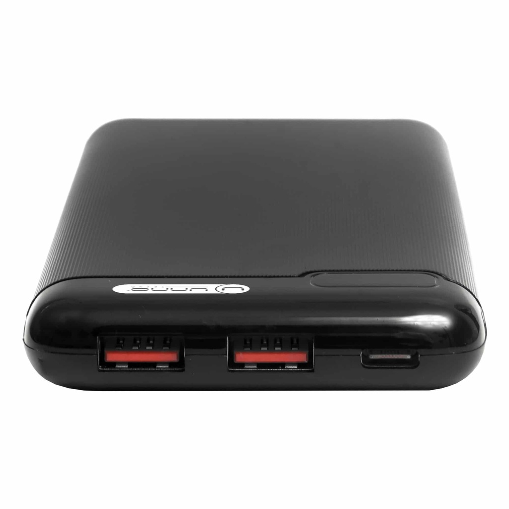 POWER BANK | UNNO TEKNO | POWER SLIM | PB2310BK | 10000MAH | USB-C | 2X USB-A