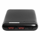 POWER BANK | UNNO TEKNO | POWER SLIM | PB2310BK | 10000MAH | USB-C | 2X USB-A