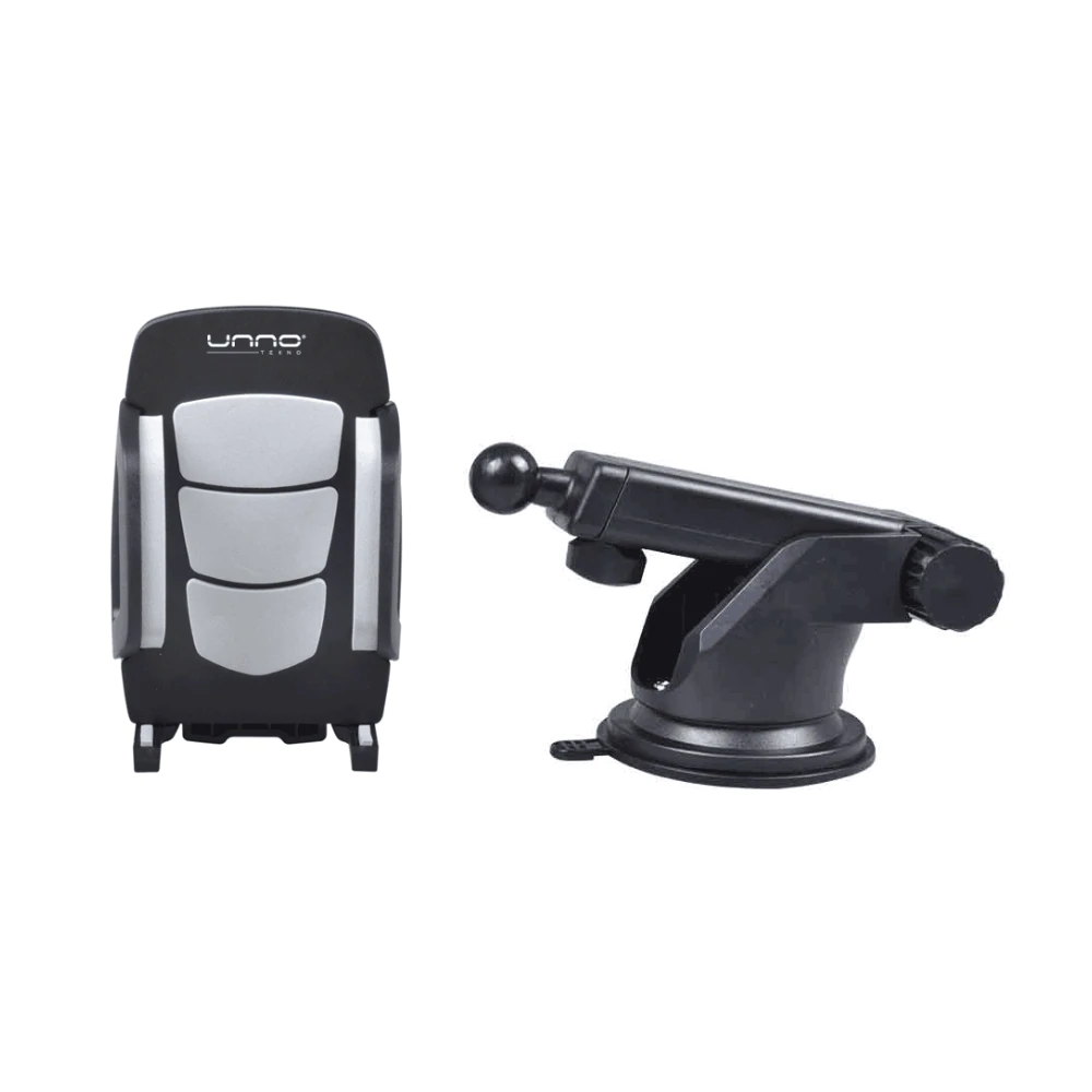 SOPORTE TELEFONO | UNNO TEKNO | BRAZO ARTICULADO PARABRISAS | NEGRO | CH3006BK