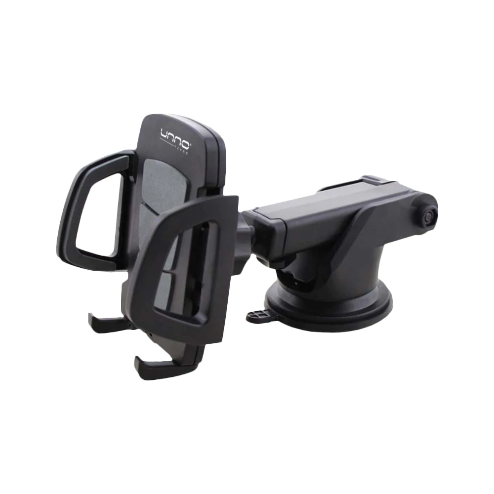 SOPORTE TELEFONO | UNNO TEKNO | BRAZO ARTICULADO PARABRISAS | NEGRO | CH3006BK