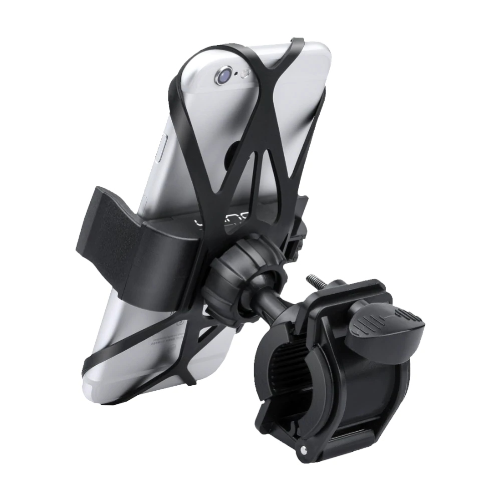 SOPORTE TELEFONO | UNNO TEKNO | PASE PARA MOTO AJUSTABLE | NEGRO | CH3007BK