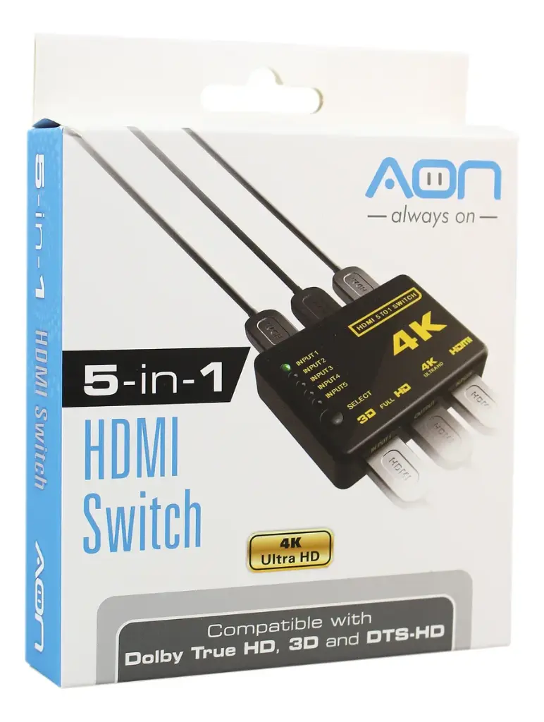 SPLITTER | HDMI | AON | 2 EN 1 | HD | AO-AD-2002