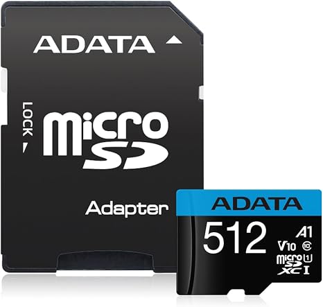 MEMORIA MICRO SD | ADATA | PREMIER | 512GB | MICROSD XC | UHS-I | CLASE 10 CON ADAPTADOR