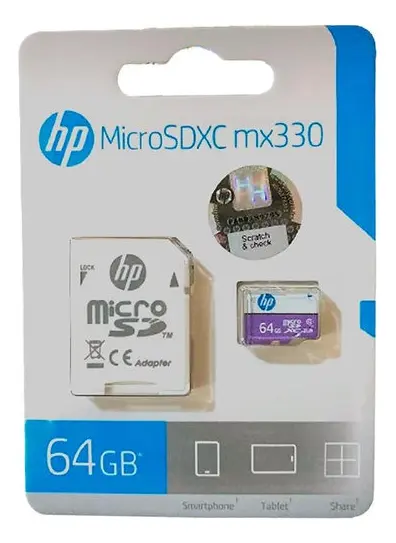 MEMORIA MICRO SD | HP | 64GB | MX330 | CLASE 10 | U3 ADAPTADOR