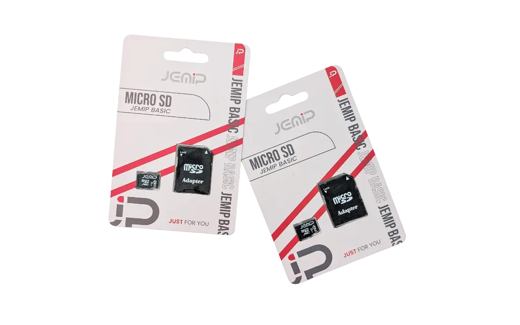 MEMORIA MICRO SD | JEMIP | 128GB | CLASE 10 | CON ADAPTADOR (EMPAQUE RETAIL)