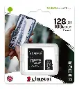 MEMORIA MICRO SD | KINGSTON | 128GB | CANVAS SELECT PLUS | CLASE A | C|ADAPTADOR