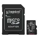 MEMORIA MICRO SD | KINGSTON | 512GB | MICROSD CLASE 10 | CON ADAPTADOR 100MBPS