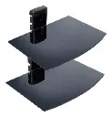 BASE DE PARED | UNNO TEKNO | REPISA MODULAR | VIDRIO TEMPLADO | 10KGS | TM8021BK