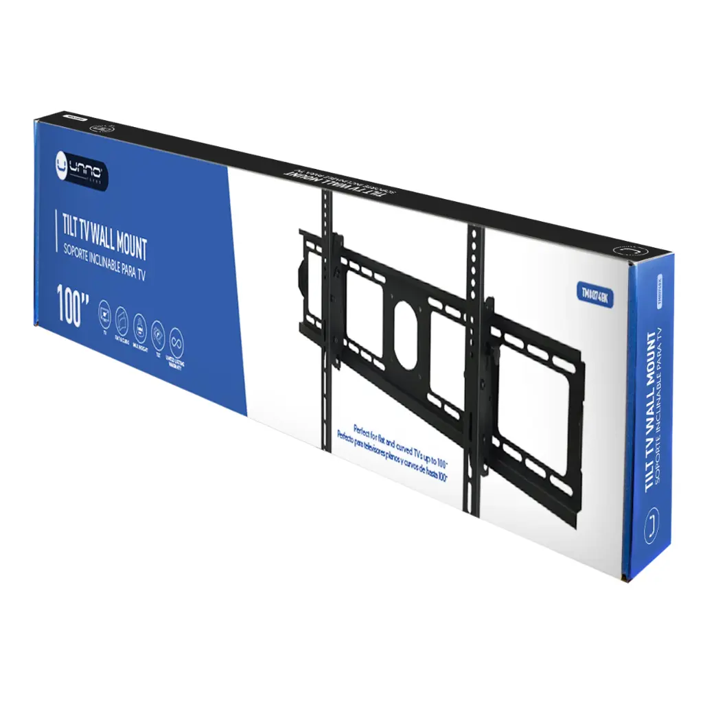 BASE PARED | UNNO TEKNO | TV PLANOS 40" HASTA 100" | TM8074BK