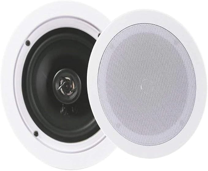 ALTAVOZ | CORNETA PARA TECHO | PYLE | PDIC1651RD | 5.25" | 2 VIAS | 150W | INTERIORES | EMPOTRABLE | BLANCA | 2 PACK