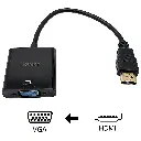 CABLE | ADAPTADOR | JEMIP | HDMI A VGA | 15CM NEGRO | JPOHDVGAC017-BK