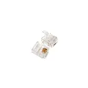 CONECTOR RJ11 | CAT3 | QNET | MODULAR | PLUG | CAT3-6P4C | PAQUETE | 100 UNIDADES