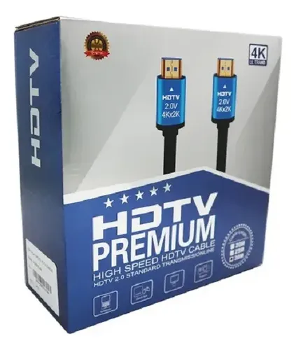 CABLE | HDMI | 2K | 4K | UHD | PREMIUM HDTV 2.0 | 1.5MT | MODELO HW1920 | CAJA AZUL