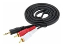 CABLE | RCA A PLUG | PUNTA DORADA | 1.5 MTS | BOLSA
