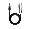 CABLE | RCA A RCA | PUNTA DORADA | 1.5 MTS