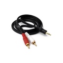 CABLE | RCA A RCA | PUNTA DORADA | 3 MTS | BOLSA