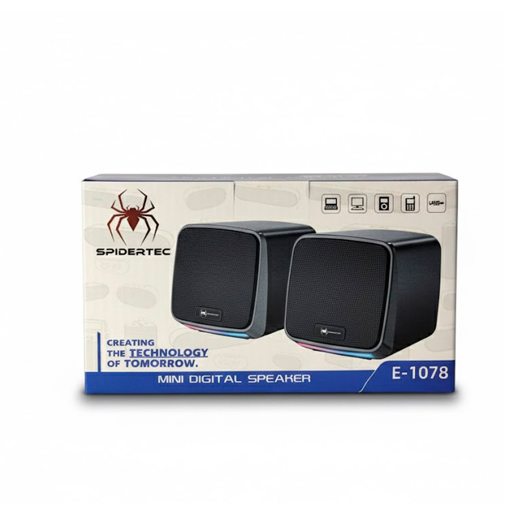 CORNETAS SPIDERTEC | USB 2.0 | LUCES RGB LED