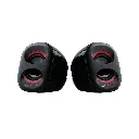 CORNETAS UNNO TEKNO | SP9012RD BRAZZA | USB 2.0 | BLACK ROJO | SP9012RD
