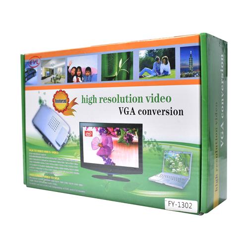CONVERTIDOR | RCA A VGA | CAJA VERDE