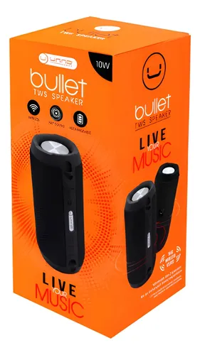 CORNETAS UNNO TEKNO | SP9213BK | BULLET TWS BLUETOOTH | 10W | 1500MAH | NEGRO